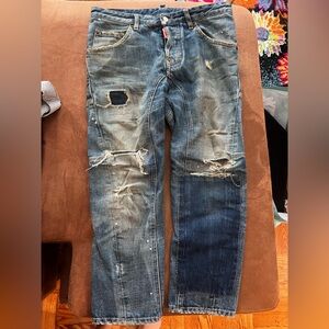 Dsquared2 distressed jeans